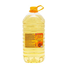 Масло Подсолнечное Sunny Gold Рафинированное 5л