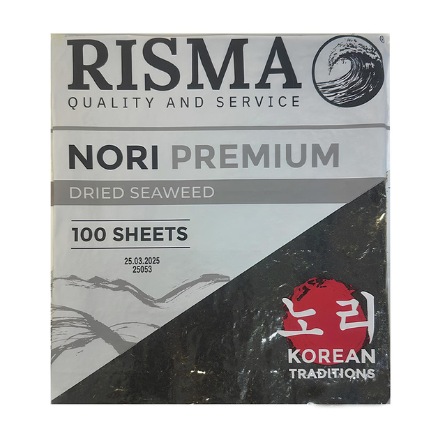Водоросли Сушеные Нори Risma 100 Листов