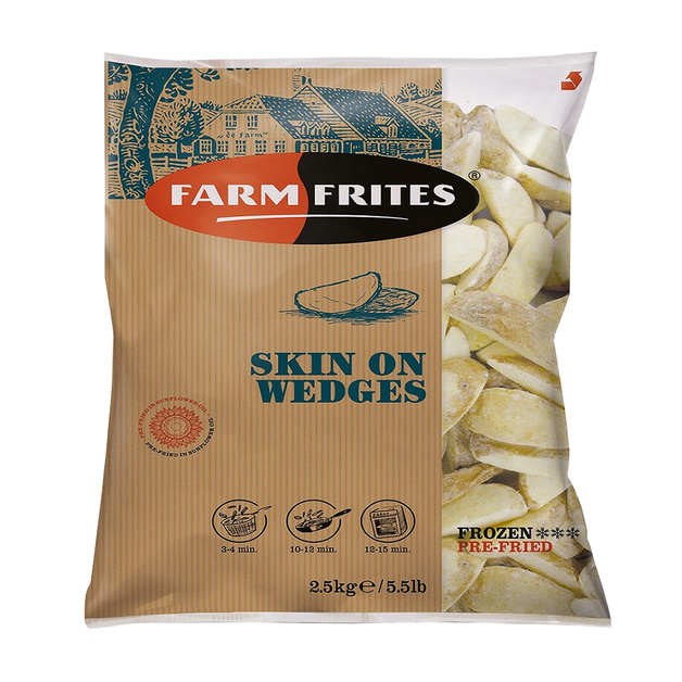Картофельные Дольки Farm Frites с Кожурой 2,5кг
