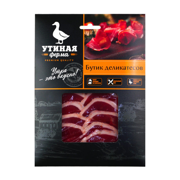 Филе Утки Утиная Ферма Сырокопченое Нарезка 55г