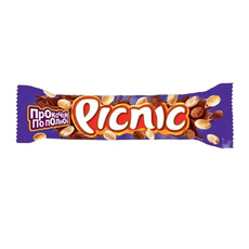 Батончик Picniс Шоколадный с Арахисом и Изюмом 38г