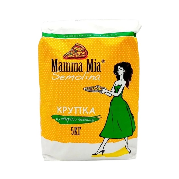 Мука Mamma Mia Semolina для Макаронных Изделий в/с 5кг