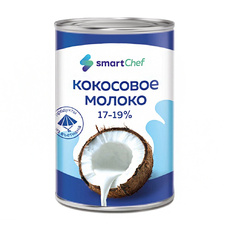 Молоко Кокосовое Smart Chef 17-19% 400мл ж/б