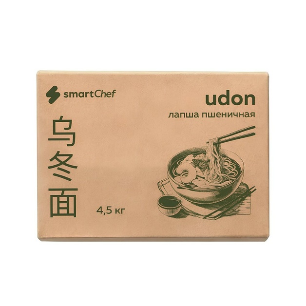Лапша Удон Smart Chef Китай 4,5кг