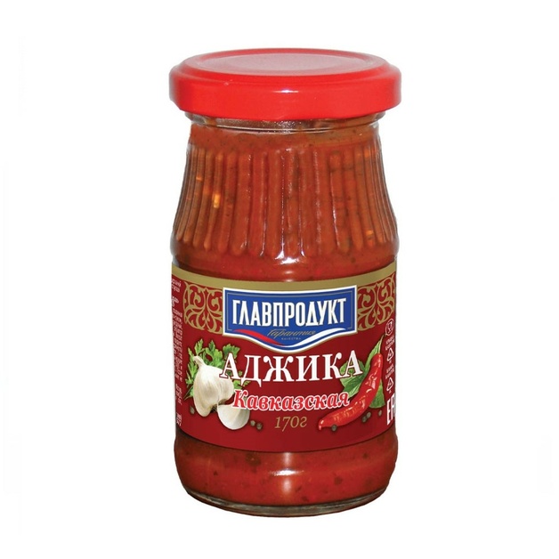 Аджика Главпродукт Кавказская 170г Стекло