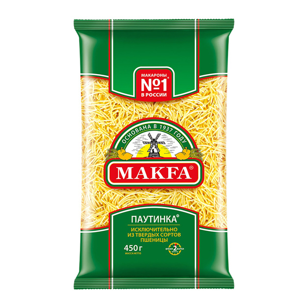 Макаронные Изделия Makfa Паутинка 450г