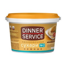 Сухари Панировочные Dinner Service Нежные №2 1,5кг