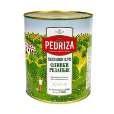 Оливки Резаные La Pedriza 3,1кг Сух. Вес 1,56кг ж/б