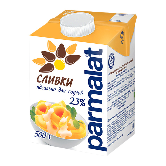 Сливки Parmalat для Соусов 23% 500г