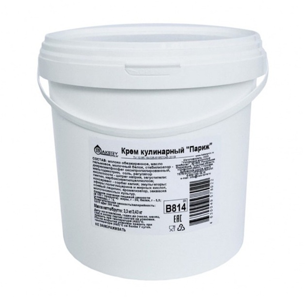 Крем Кулинарный Bakery Mix Париж 24% 3,3кг
