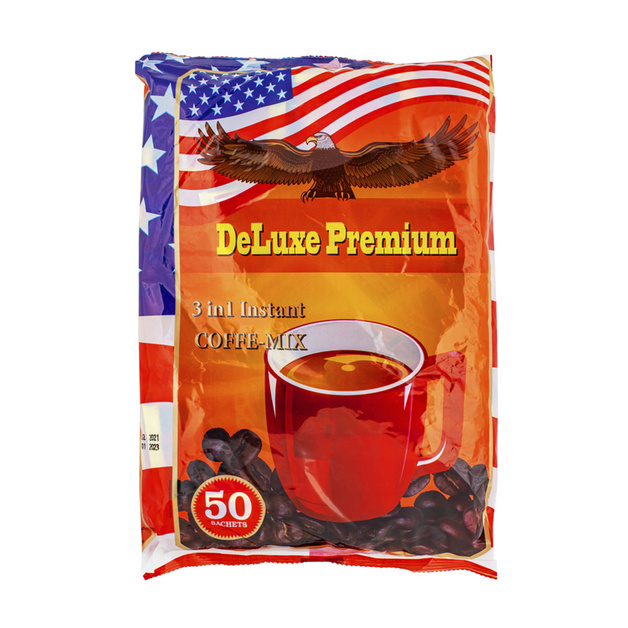 Кофе 3 в 1 «DeLux» Премиум 50*18г