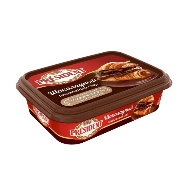 Сыр Плавленый President Шоколадный 30% 200г
