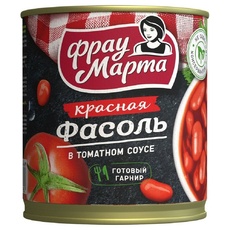 Фасоль красная в томатном соусе Фрау Марта 310 гр
