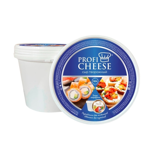 Сыр Творожный Profi Cheese 70% 5,5кг Ведро