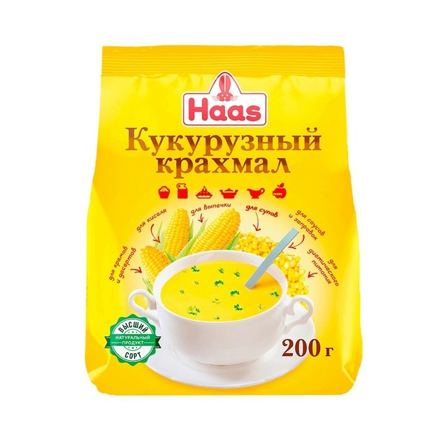 Крахмал Haas Кукурузный 200г