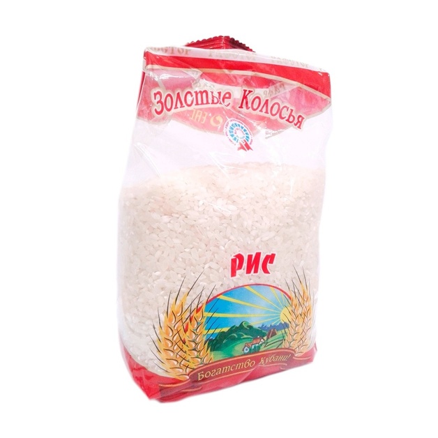 Рис Кубанский Золотые Колосья Круглозерный 800г