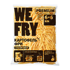 Картофель Фри Fry Me Premium в Панировке 6мм 2,5кг