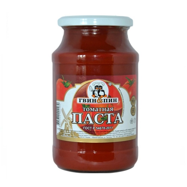 Томатная Паста Гвин Пин 1кг Стекло