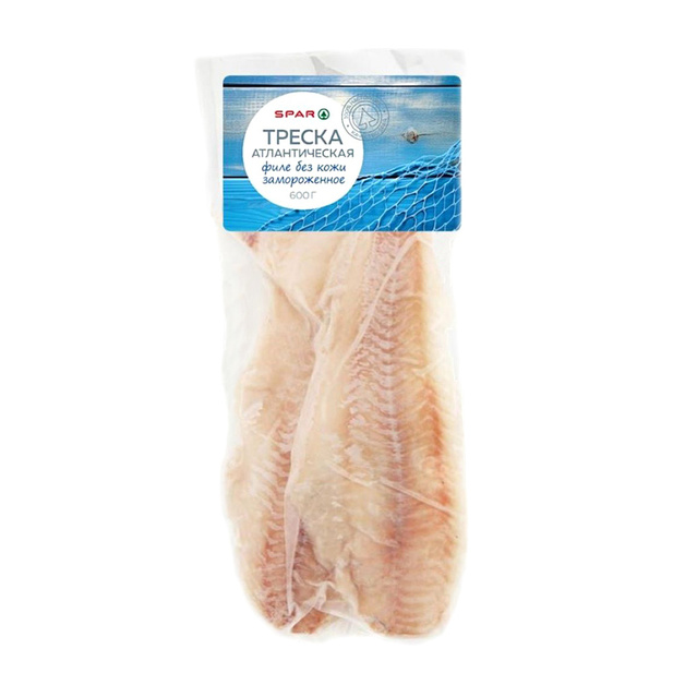 Филе Трески SPAR Замороженное 600г