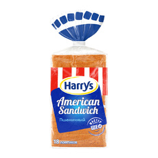 Хлеб Тостовый Harrys American Sandwich Пшеничный 705г