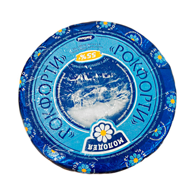 Сыр «Рокфорти» с голубой плесенью 55% круг ~ 2,5 кг