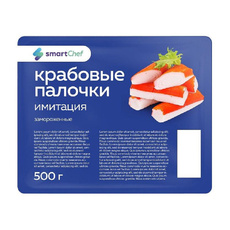 Крабовые Палочки Smart Chef Имитация Замороженные 500г