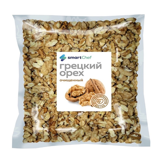 Орех Грецкий Smart Chef Очищенный Половинки 500г