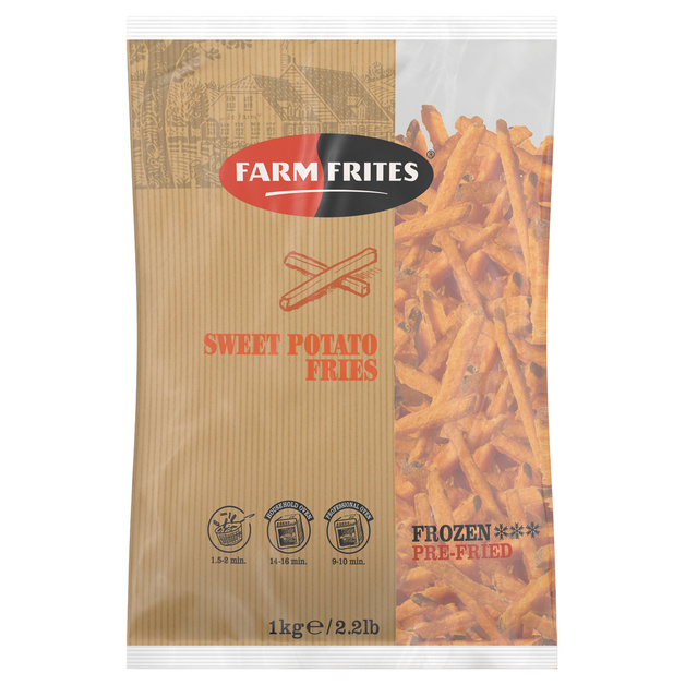 Картофель фри 9 мм сладкий Farm Frites 1 кг