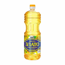 Масло Подсолнечное Злато Рафинированное 1л