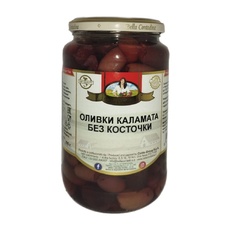 Оливки Каламата Bella Contadina без Косточки 580мл Сух. Вес 290г