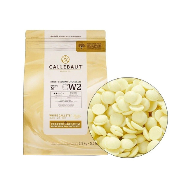 Белый шоколад 25,9% «Barry-Callebaut» - 2,5 кг