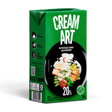 Крем на Растительных Маслах Сream Art для Взбивания 20% 1л