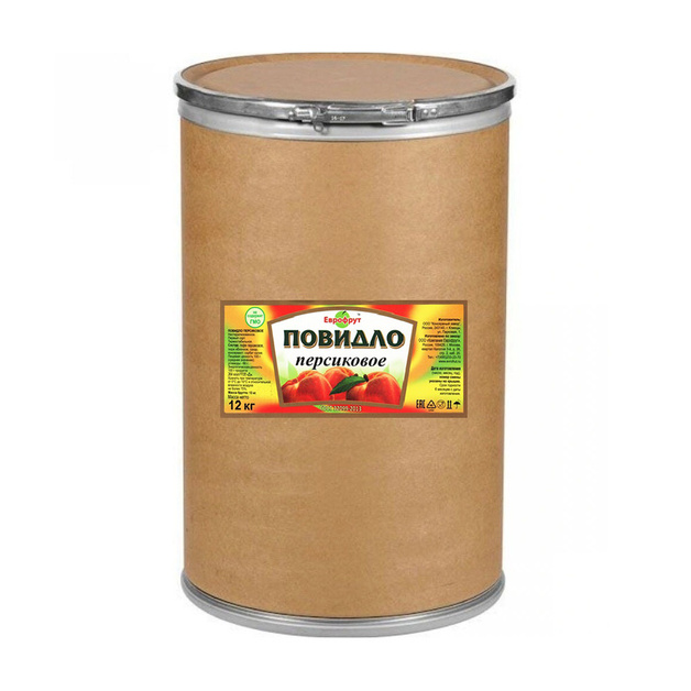 Повидло Персиковое Картонный Барабан 12кг