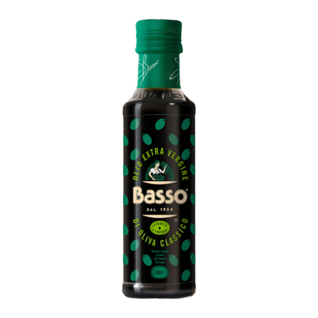 Масло Оливковое Basso Extra Virgin Нерафинированное 250мл Стекло