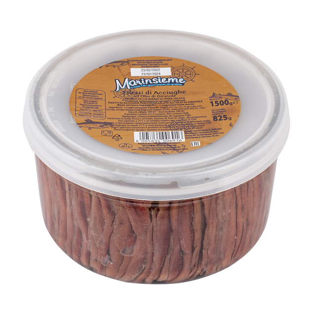 Анчоус филе в масле «Mancin» - 1500 г