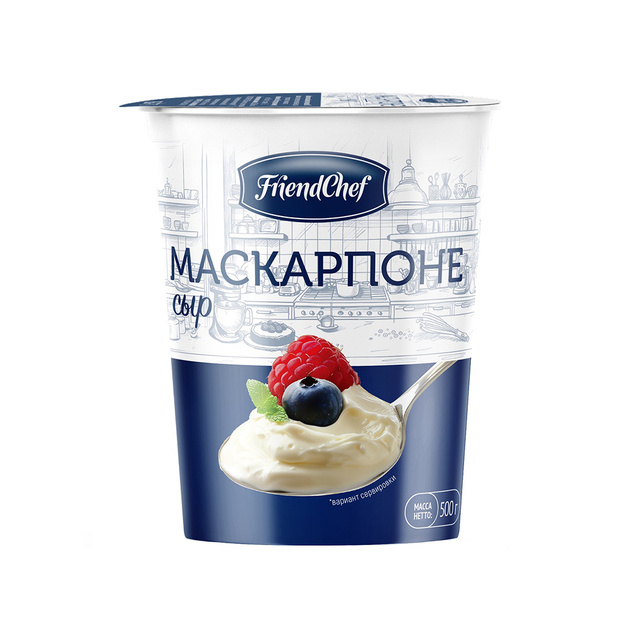 Сыр FriendChef Маскарпоне 82% 500г