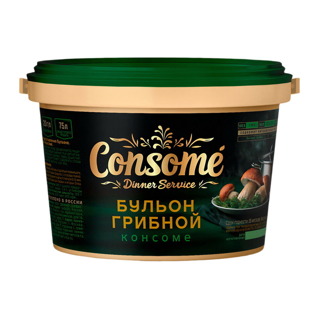 Бульон Dinner Service Грибной Консоме 1,5кг