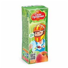 Сок «Сады Придонья» яблоко-персик - 0,2 л