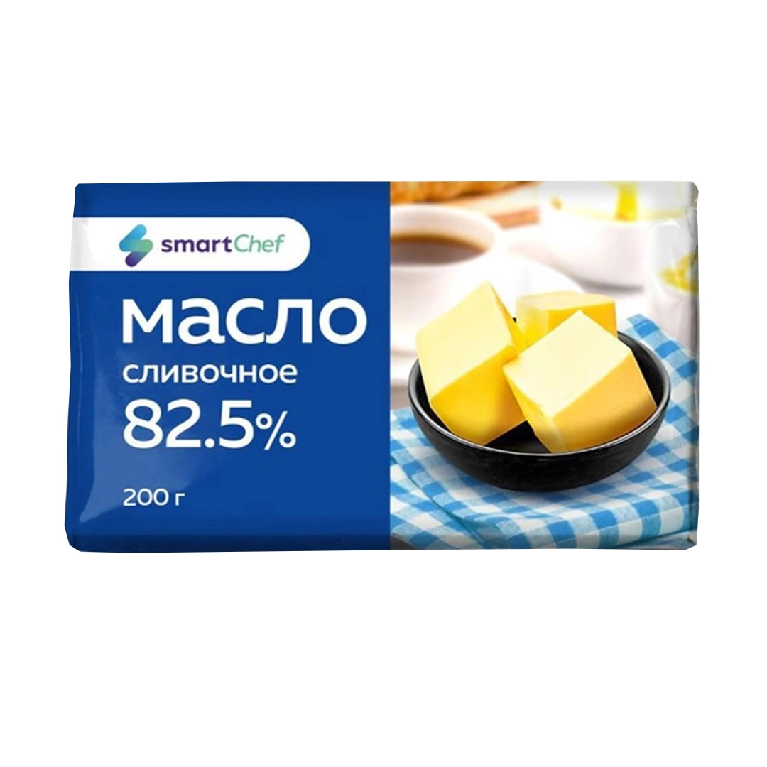 Масло сливочное 82,5% ГОСТ «Smart Chef» - 200 г