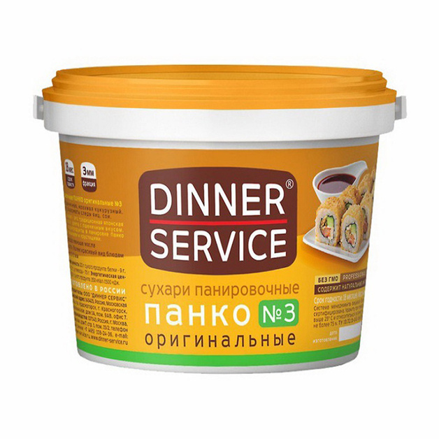 Сухари Панировочное Dinner Service Оригинальные Панко №3 1кг