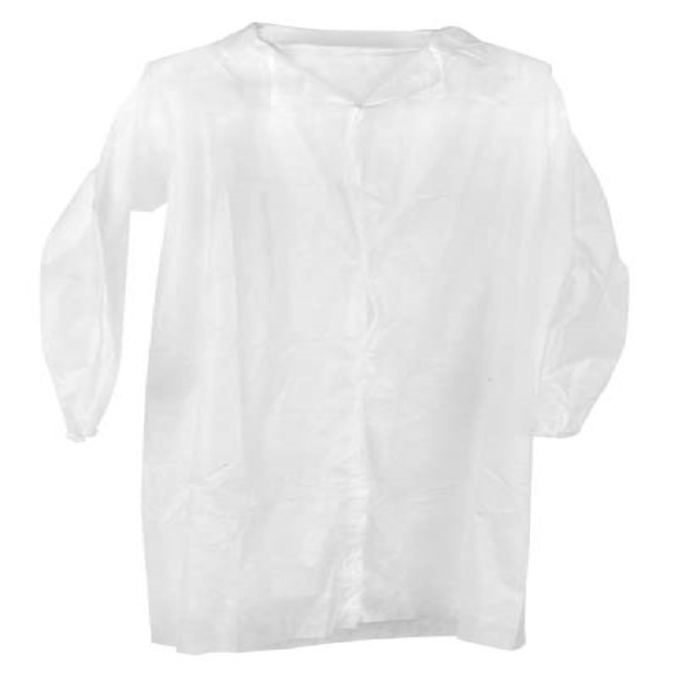 Халат нетк. материал 52-54 р-р 110 см (10 шт/уп)*