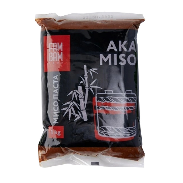 Паста соевая темная «Aka miso» - 1 кг