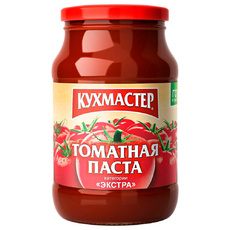 Паста томатная Кухмастер категории ЭКСТРА ГОСТ ст/б - 1000 гр