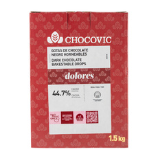Термостабильные капли из тёмного шоколада «Dolores» - 1,5 кг