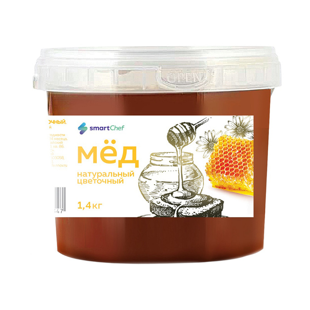 Мед Smart Chef Натуральный Цветочный 1,4кг