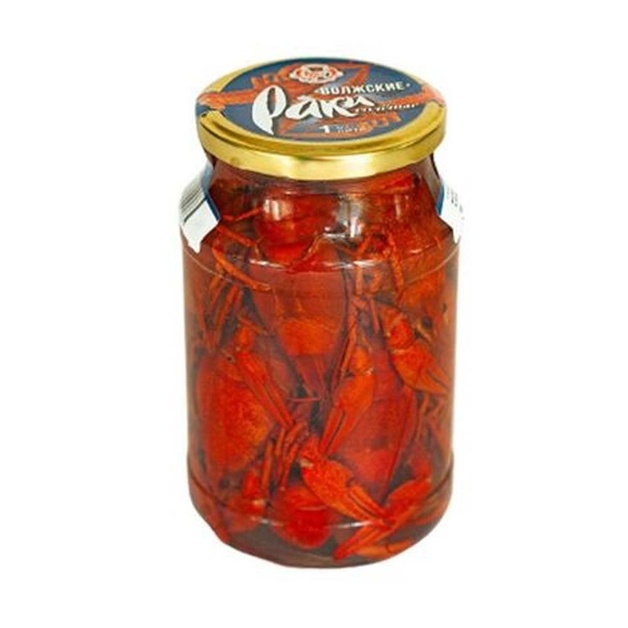 Раки Консервированные в Солевой Заливке 1л