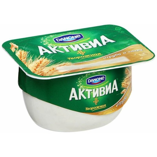 Активиа творожная отруби-злаки - 135 г