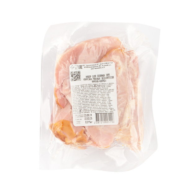 Обрезки Варено-Копченых Деликатесов Замороженные Чернышихинские Колбасы 500г