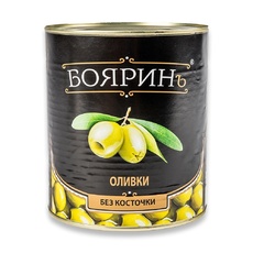 Оливки Бояринъ без Косточки Египет 3,1л Сухой Вес 1,56кг
