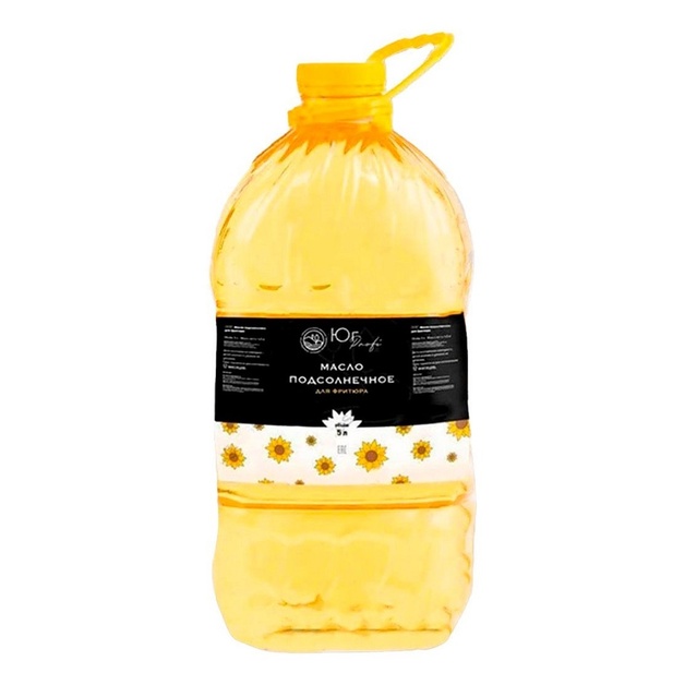 Масло Подсолнечное Юг Profi для Фритюра 5л
